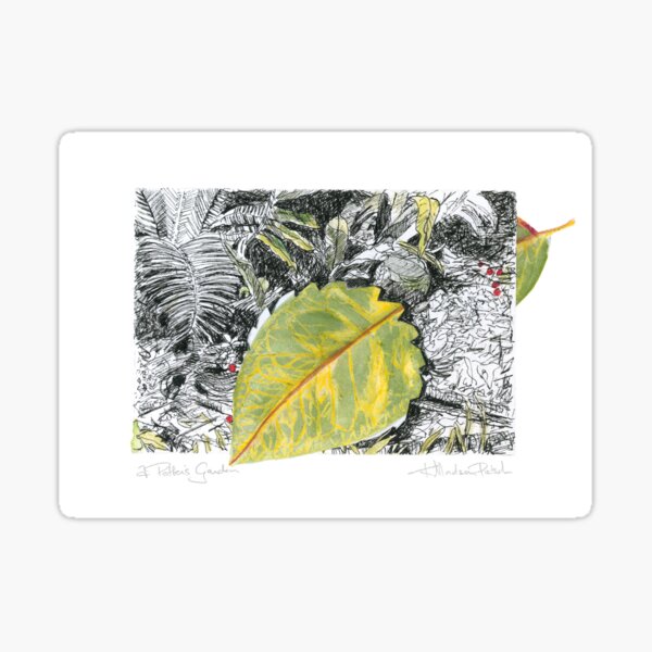A Potter's Garden (No.3) Sticker