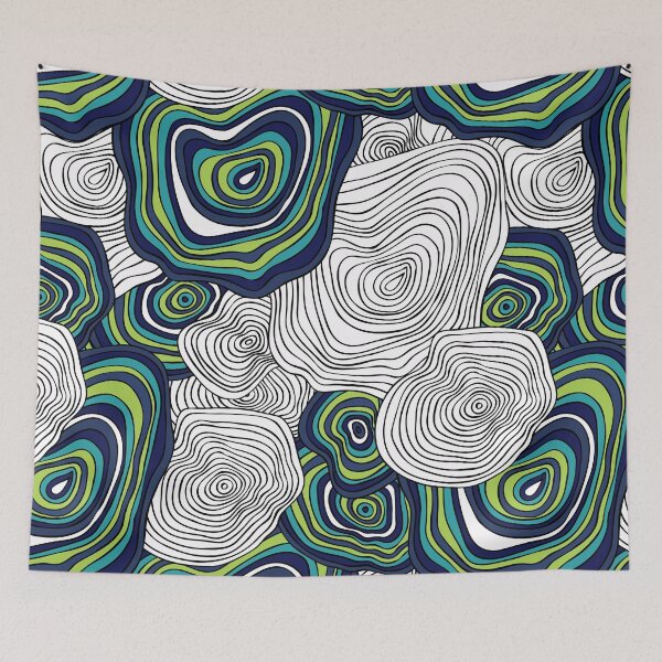 Item preview, abstract wavy pattern designed and sold by Argunika.