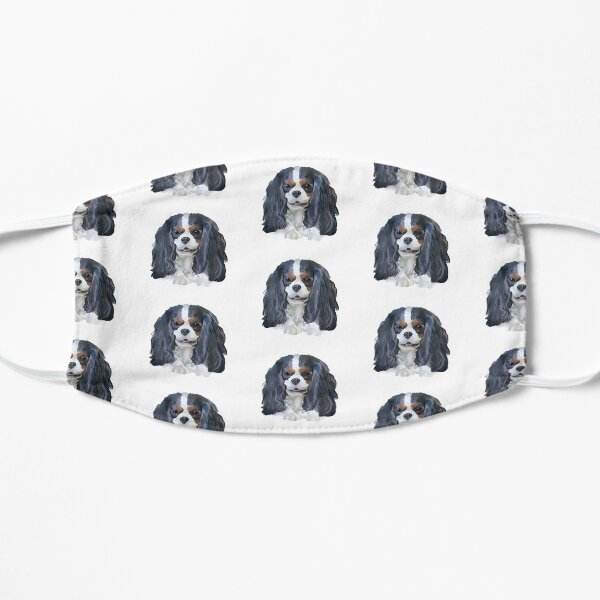 Tricolour Cavalier King Charles - Smiling Mask