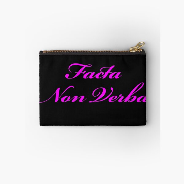 Item preview,  Facta Non Verba, Quote, Deeds Not Words In Pink designed and sold by WhitesDesigns.