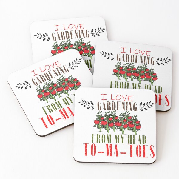 Item preview, I love gardening from my head tomatoes designed and sold by isitsupperyet.