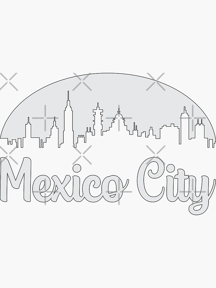 Sticker mit Mexico City Mexiko Stadt Lustig Cool Spruch Geschenk von  tshirtconcepts