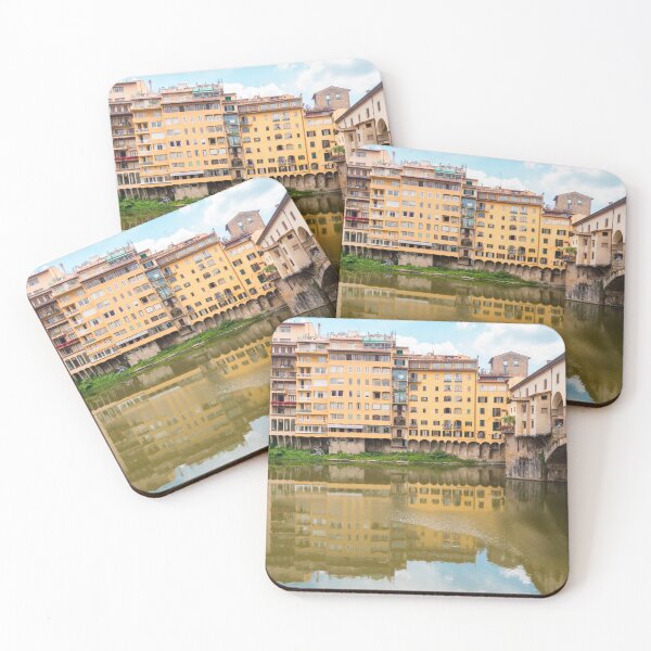 Item preview, Colorful Buildings By River | Florence Italy City Travel Architecture Photography designed and sold by Jessica Liang Photography.