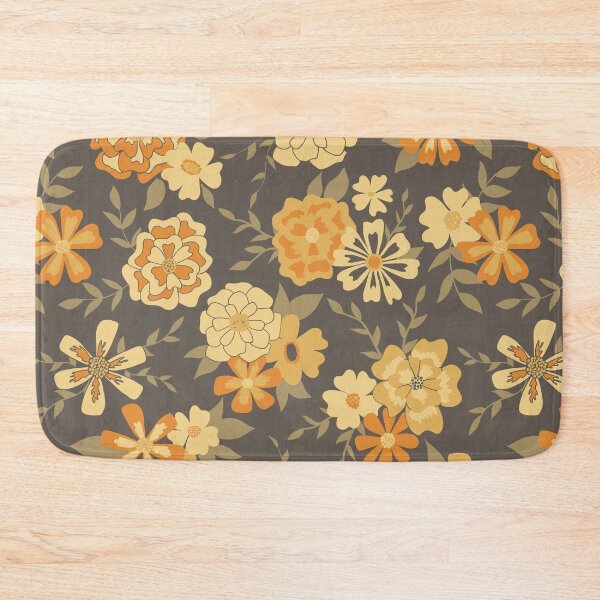 Item preview, Mustard Viney Floral designed and sold by StudioPosies.