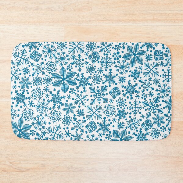 Item preview, CHRISTMAS SNOWFLAKES, blue snowflakes designed and sold by emporiumjulium.