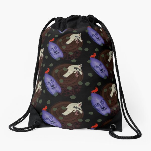 Viking pattern Drawstring Bag