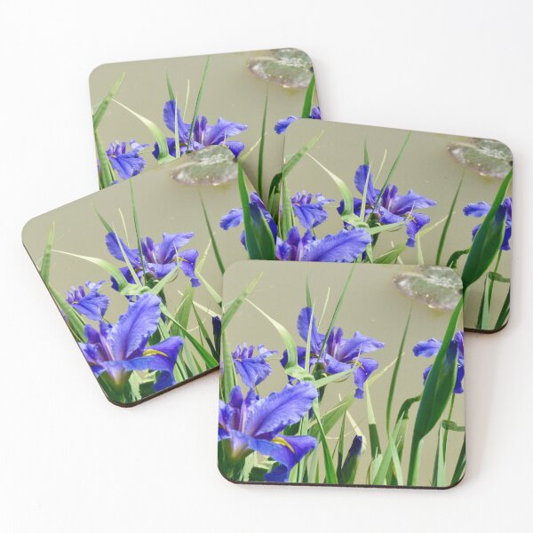 Item preview, POND IRISES designed and sold by Marilyn Grimble.