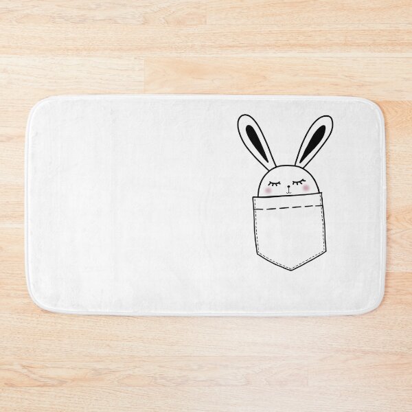 Item preview, Cute little bunny in your pocket designed and sold by Arpistudio.