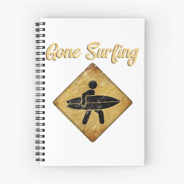 Item preview, Gone Surfing Surf California Surf Hawaii Vintage Sign Tee designed and sold by noirty.