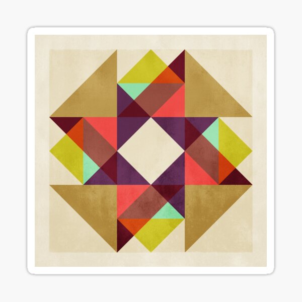 Quilt Block #02 Sticker
