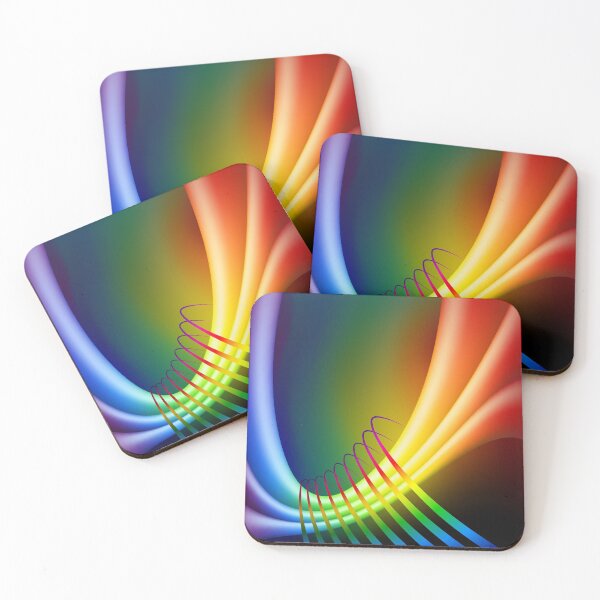 Item preview, Funky, multi-color rainbow pattern designed and sold by yougalore.