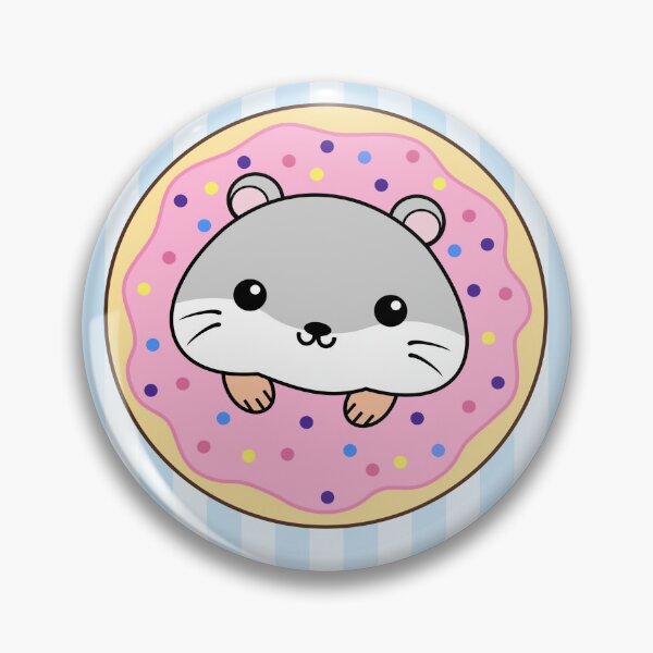 Artikelvorschau, Netter Hamster im rosa Donut entworfen und verkauft von ilexdesigns.