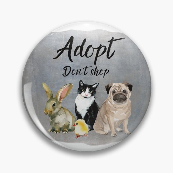 Item preview, Adopt Don't Shop  designed and sold by Primroaddesigns.