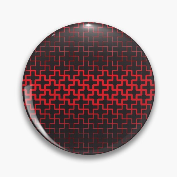 Item preview, Red Neon Iron Cross Print Pattern designed and sold by christianadams.