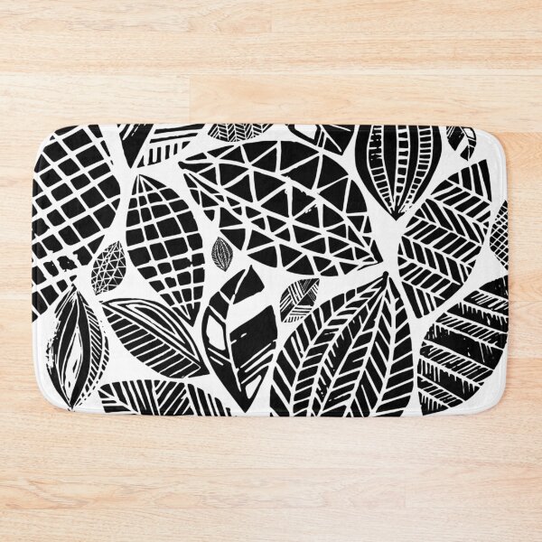 Item preview, Geometrical nature print / little geometric leaves designed and sold by emporiumjulium.