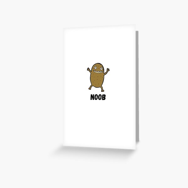 Noob Gamer Greeting Card