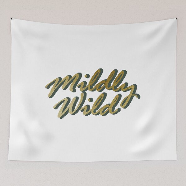 Item preview, Mildly Wild- Text gold  designed and sold by maryhop.