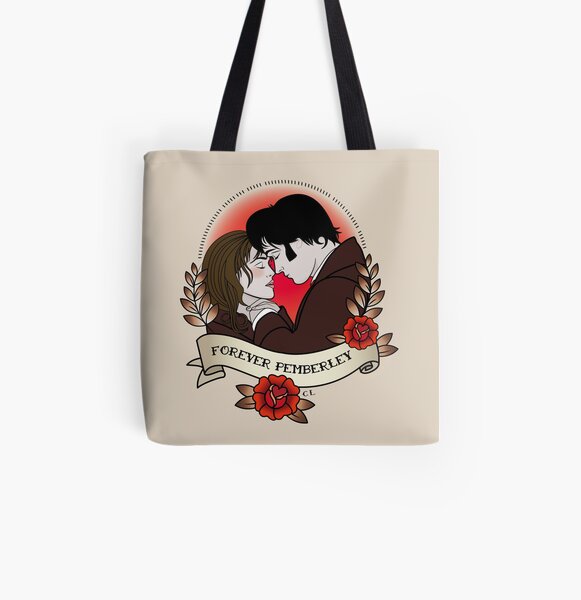 Pride and Prejudice All Over Print Tote Bag