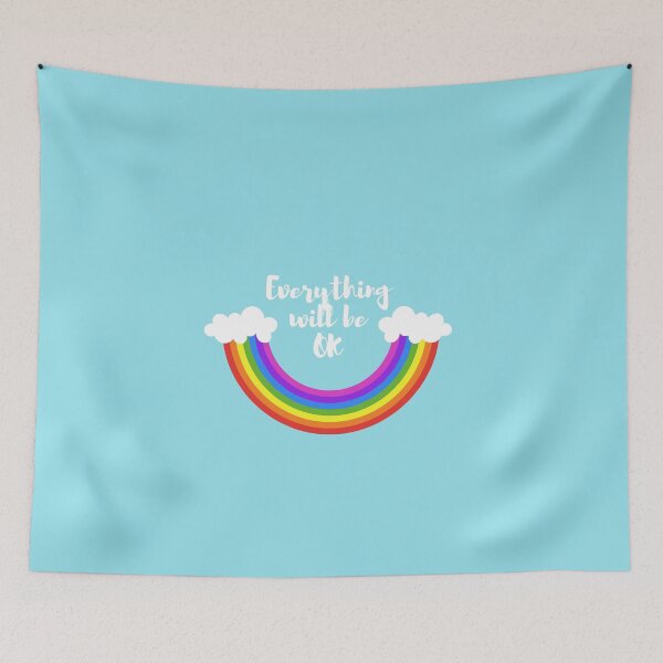 Item preview, Everything Will Be Ok designed and sold by TeaAndPrints.