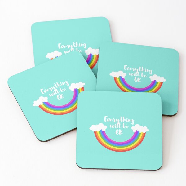 Item preview, Everything Will Be Ok designed and sold by TeaAndPrints.