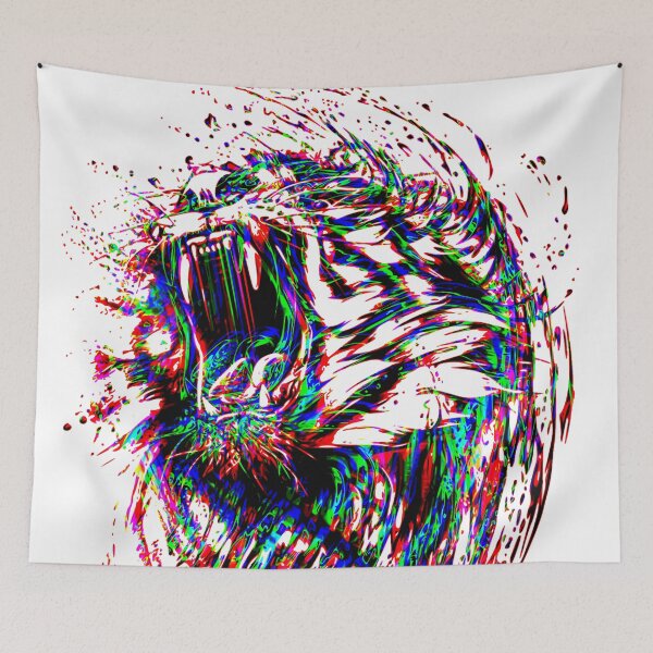 Item preview, Colorful Tiger Art designed and sold by primawm.