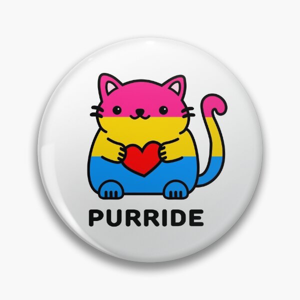 Artikelvorschau, Purride - Pride Flag Kitty entworfen und verkauft von ilexdesigns.