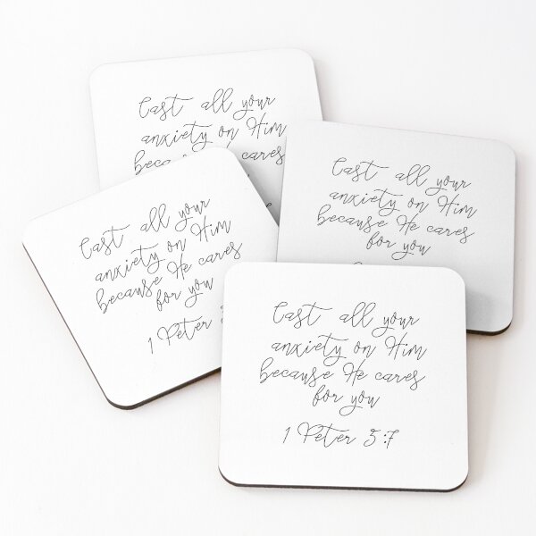 Item preview, 1 Peter 5:7 Anxiety designed and sold by SimplyChristian.