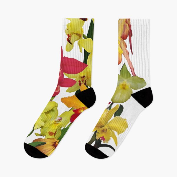 Item preview, Orchids - Hot Colors!  On white designed and sold by rvjames.