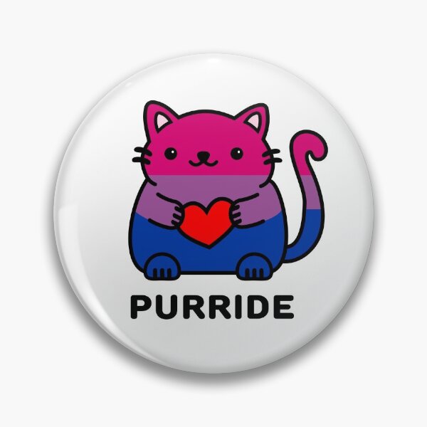 Artikelvorschau, Purieren. Bisexuelle Stolz Flagge Kitty entworfen und verkauft von ilexdesigns.