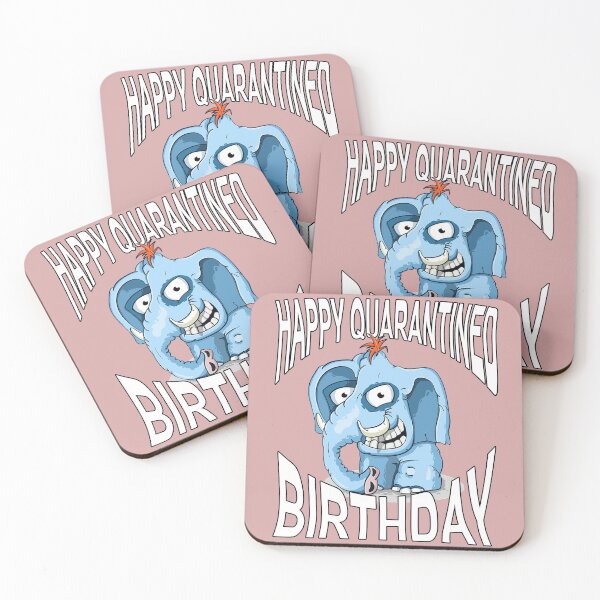 Item preview, Happy Quarantined Birthday - Covid 19 - Best gifts for 2020 survivors designed and sold by BestStuffDepot.