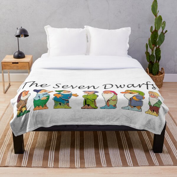 The Seven Dwarfs Throw Blanket