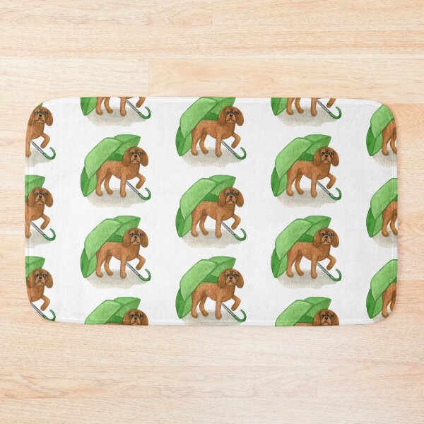 Item preview, Cavalier King Charles Spaniel - Green Umbrella Ruby designed and sold by jollyinu.