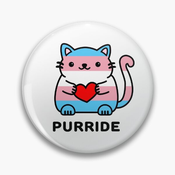 Artikelvorschau, Purride Transgender Pride Flagge Kitty entworfen und verkauft von ilexdesigns.