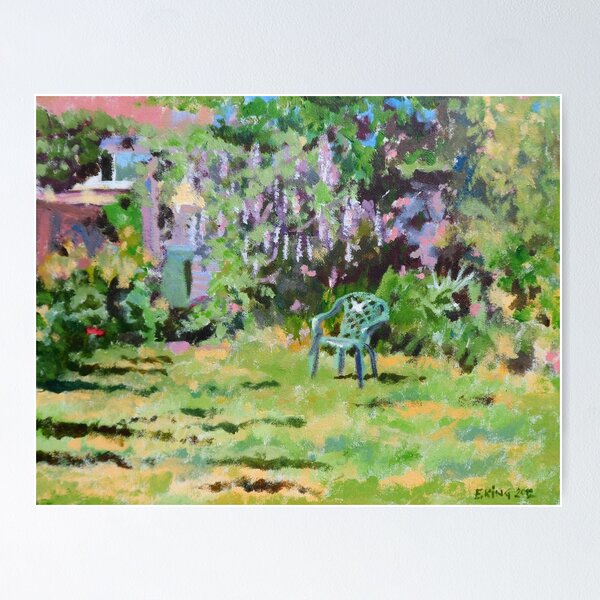 Item preview, Garden in Summer, Acrylics on Canvas Board designed and sold by sitesorted.