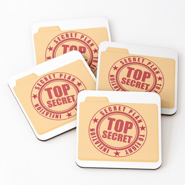 secret plan to fight inflation Coasters (Set of 4)