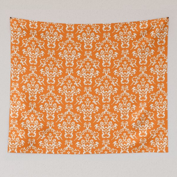 Item preview, Damask - Orange Peel designed and sold by eddyscanyon.