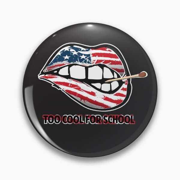 Item preview, Lips American Flag Mouth Biting Toothpick Funny Quote  designed and sold by alenaz.