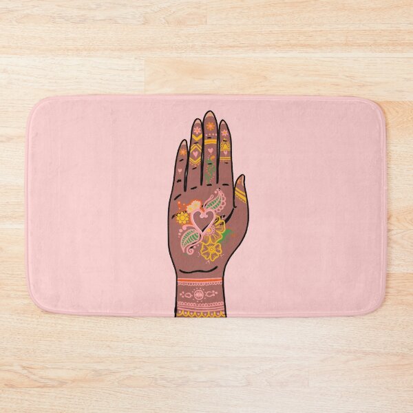 Item preview, Colourful heart Henna Hand designed and sold by Nisha-Jayne.
