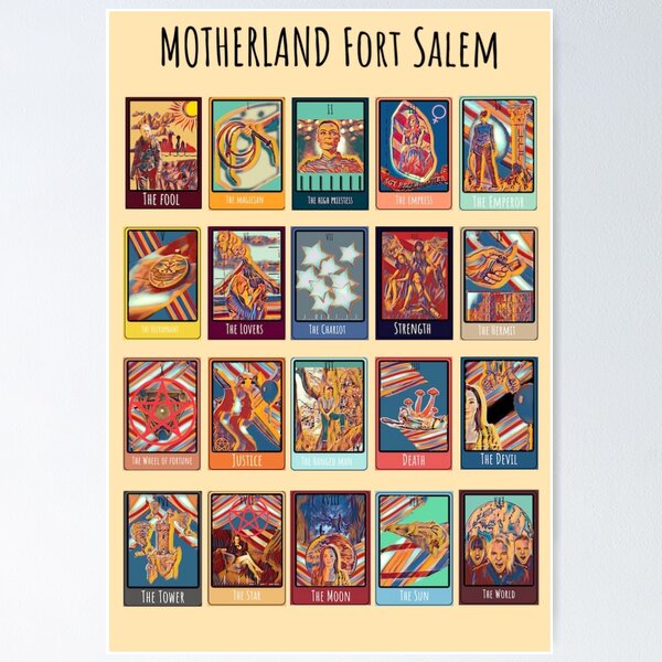 Motherland Fort Salem Tarot print Poster