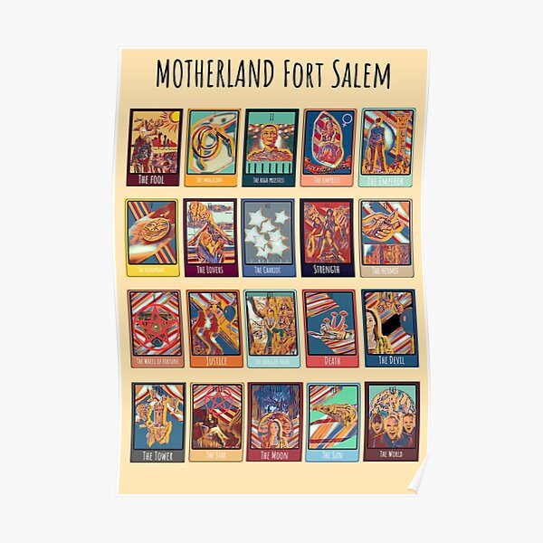 Patrie Fort Salem Tarot imprimer Poster