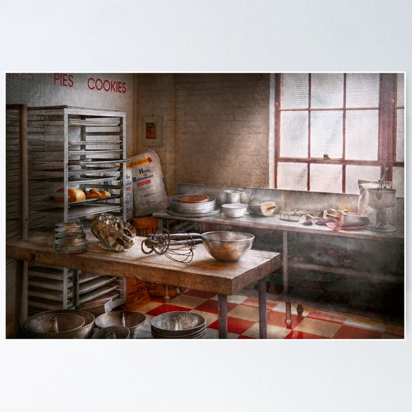 Utensils - Old country kitchen Art Print by Mike Savad - Fine Art America