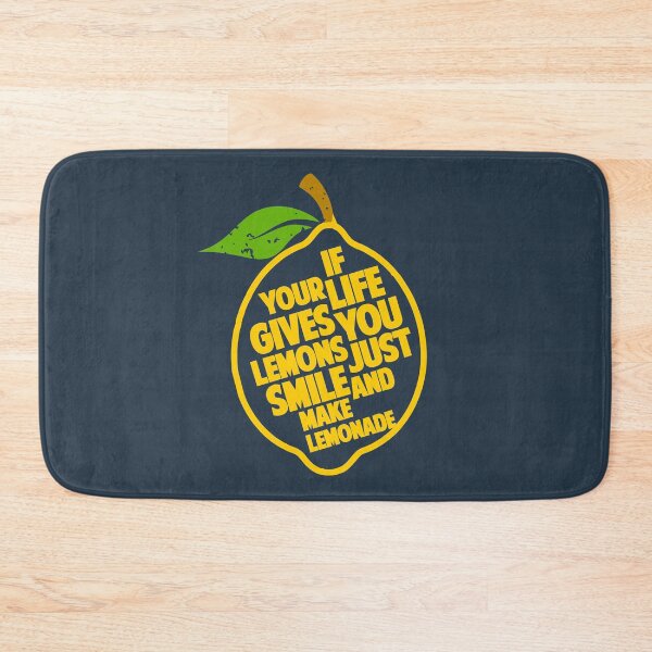 Item preview, If life gives you lemons, just smile and make lemonade positive inspirational quote  designed and sold by alenaz.