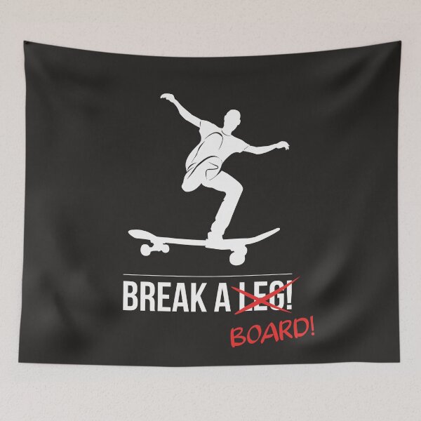 Item preview, Break a Board! - Funny Skater Design designed and sold by Slicki.