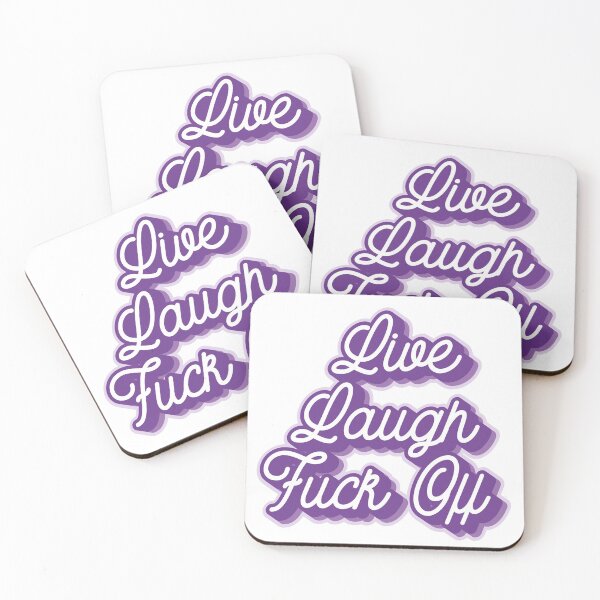 Item preview, Live Laugh F*ck Off - Purple designed and sold by scribbledibbles.