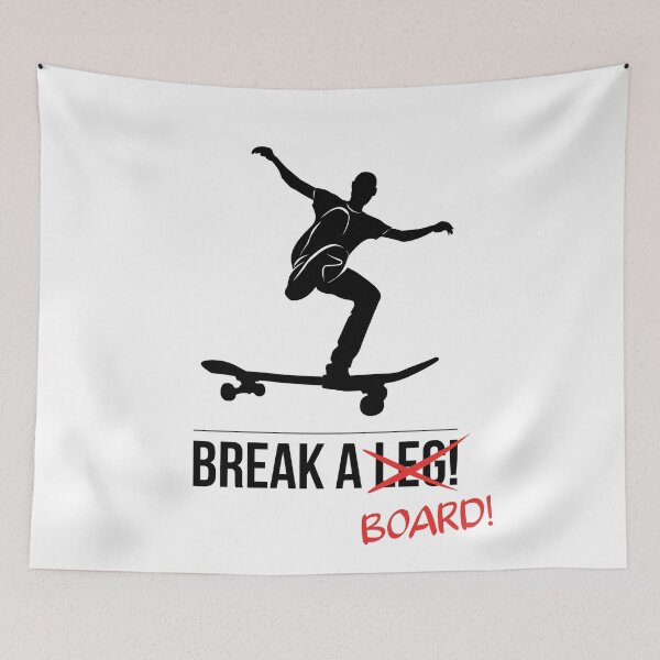 Item preview, Break a Board! - Funny Skater Design Edition designed and sold by Slicki.