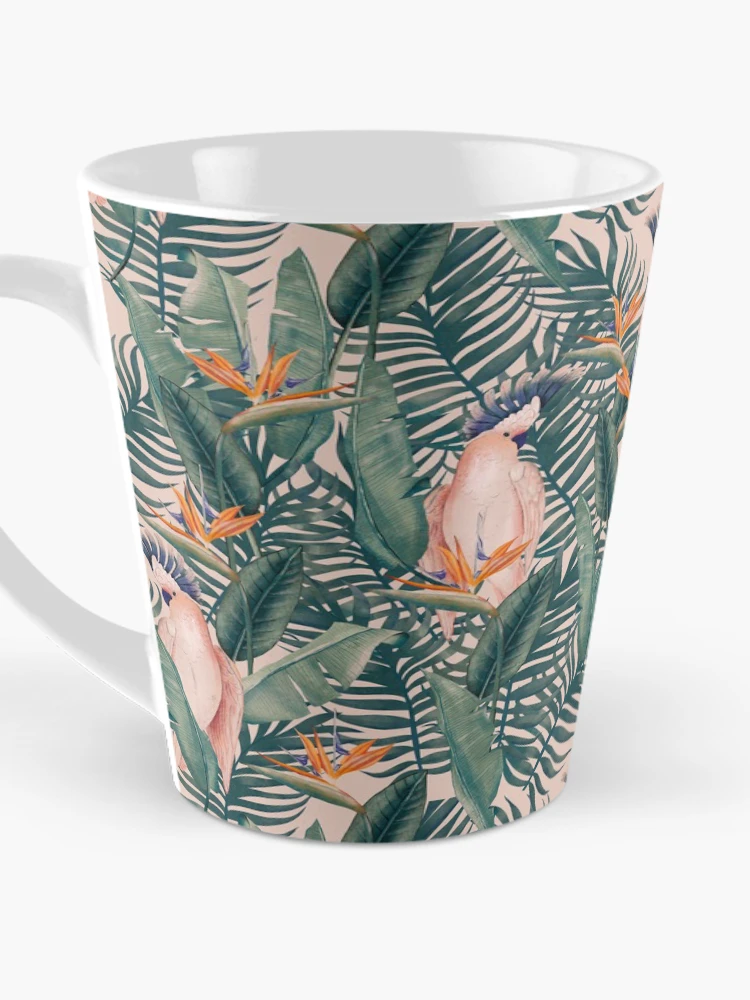 Thumbnail 3 of 4, Coffee Mug, Tropical pattern designed and sold by PatternCreator.