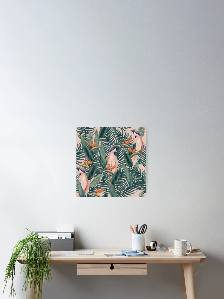 Thumbnail 2 of 3, Poster, Tropical pattern designed and sold by PatternCreator.
