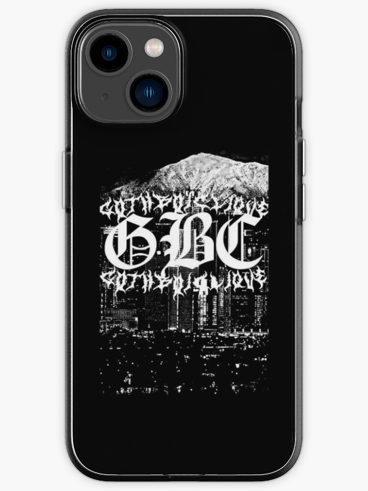 Lil Peep GBC Design in black and whtie iPhone Case