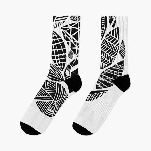 Item preview, Little geometric leaves / Geometrical nature print designed and sold by emporiumjulium.