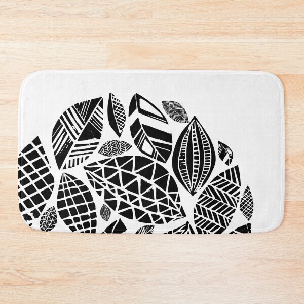 Item preview, Little geometric leaves / Geometrical nature print designed and sold by emporiumjulium.